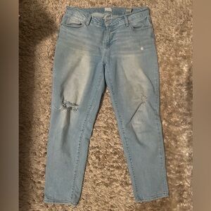 Time and Tru Light Blue Ripped Skinny Jeans